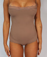 After Hours Romper Tan