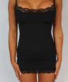 After Hours Slip Dress Black
